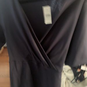 Navy blue dressy shirt cotton